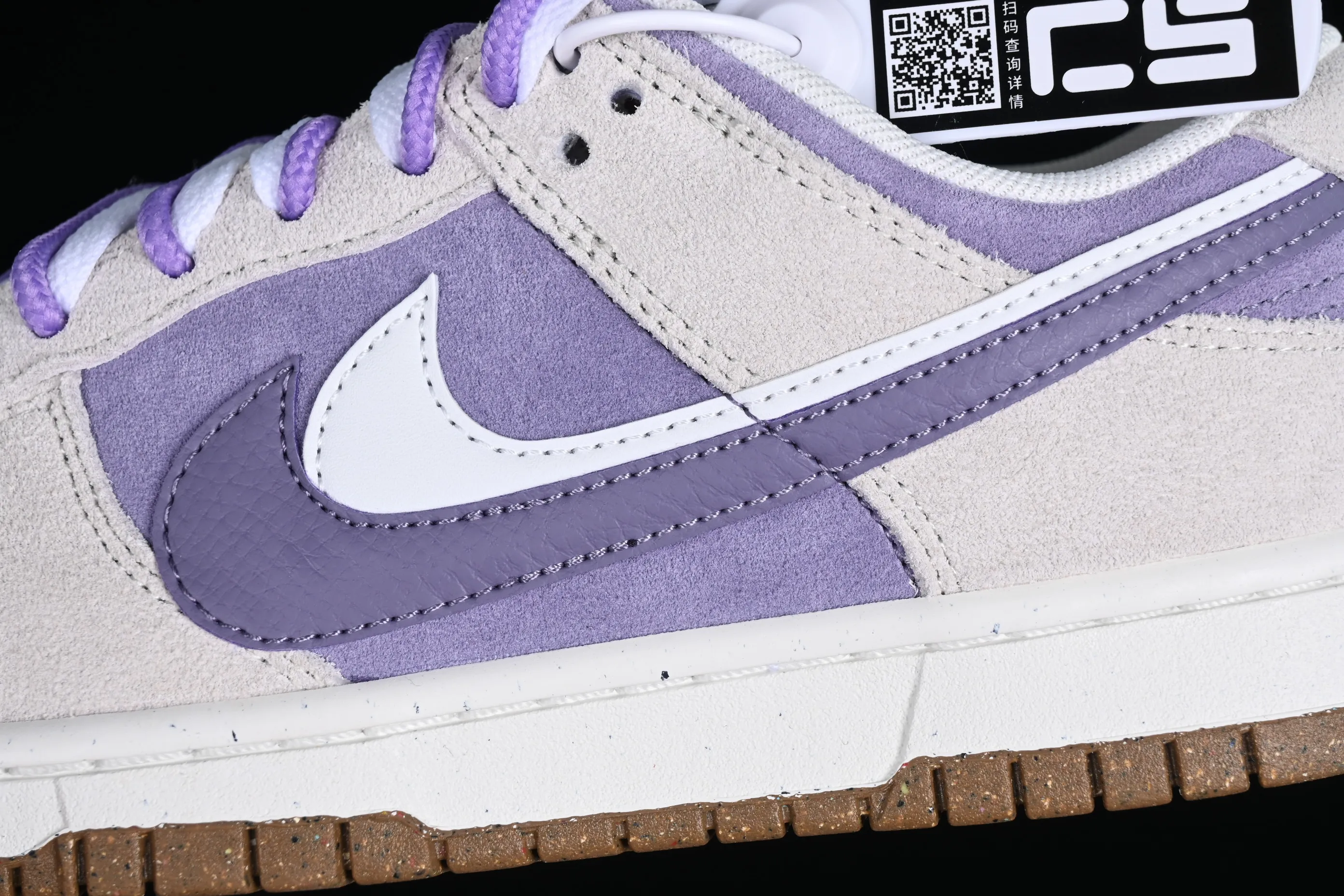All categories Nk SB Dunk series Nk SB Dunk Low low-top sneakers Nk SB Dunk Low "85" Violet double hook SB low-top sports and leisure sneakers DO9457-140